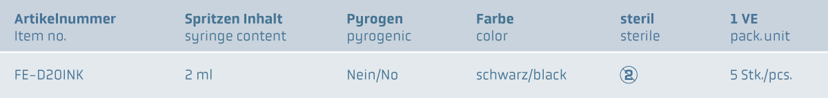 Einweg Endoskopie Markierungstinte www.fendo-medizintechnik.de (c)